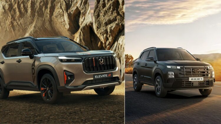 Honda Elevate ADV Edition vs Hyundai Creta King Knight Comparison