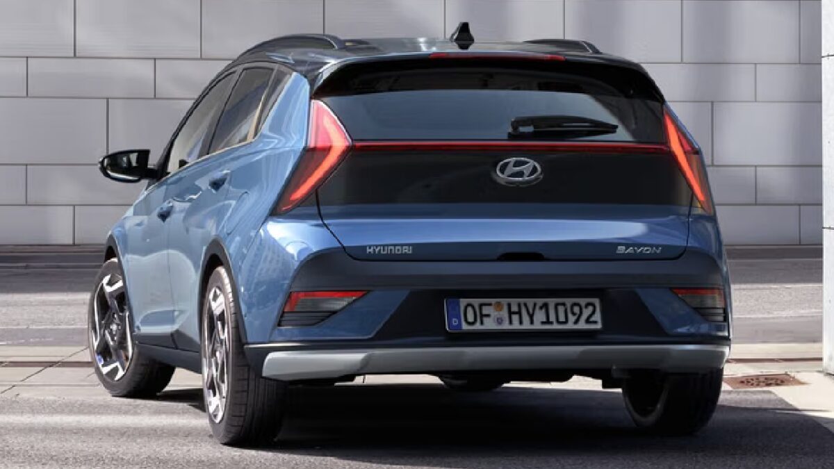 Hyundai Bayon Rear Profile