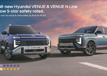 Hyundai Venue and Venue N-Line Score 5 Stars at Bharat NCAP