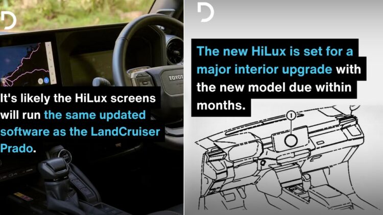 New Toyota Hilux Interior Leaked