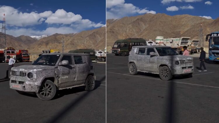 Mahindra Vision S Spied Testing