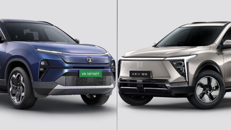 Mahindra XEV 9S vs Tata Harrier EV - Specs and Price Comparison