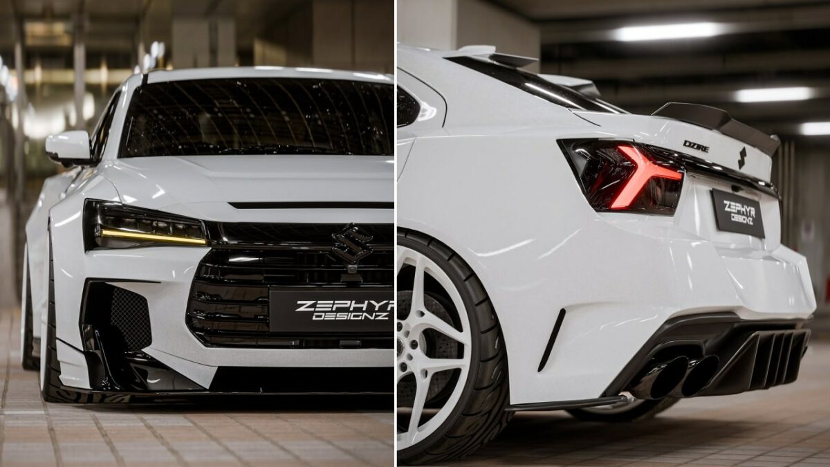 Maruti Dzire Widebody Concept