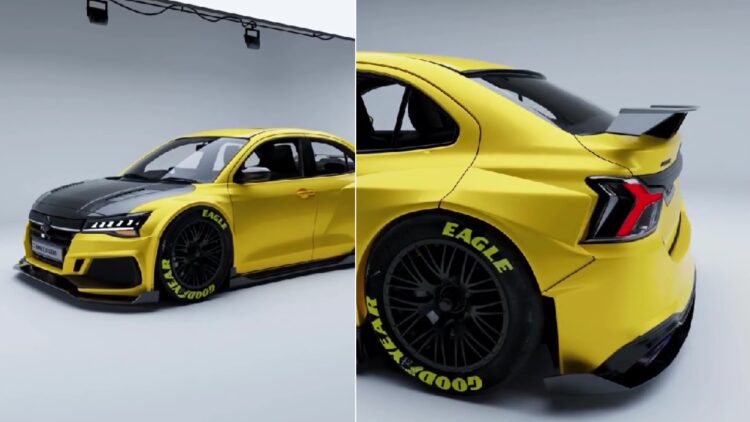 Maruti Dzire Widebody Concept