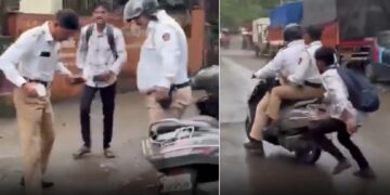 Mumbai Student Stops Cops For Not Wearing Helmet