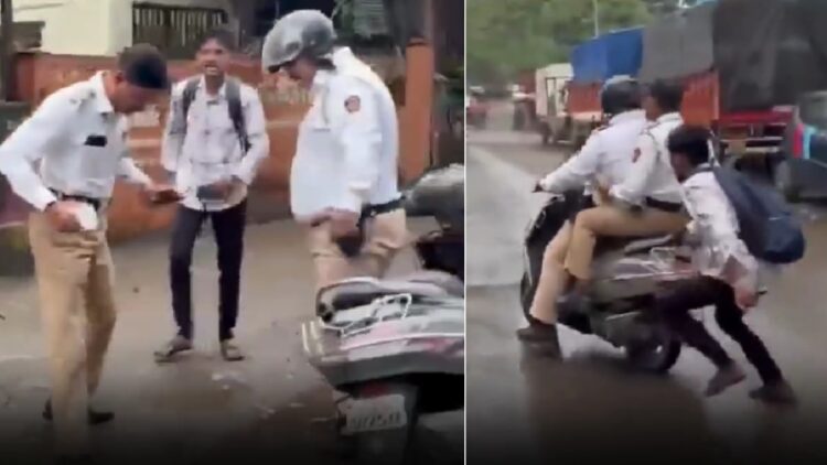 Mumbai Student Stops Cops For Not Wearing Helmet