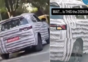 New 2026 Maruti Brezza Facelift Caught Testing