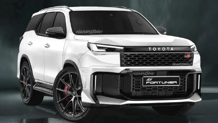 2026 Toyota Fortuner GR Rendering