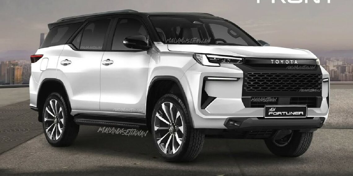 New-Gen Toyota Fortuner Digitally Rendered