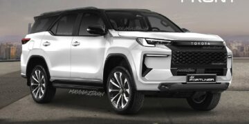 New-Gen Toyota Fortuner Digitally Rendered