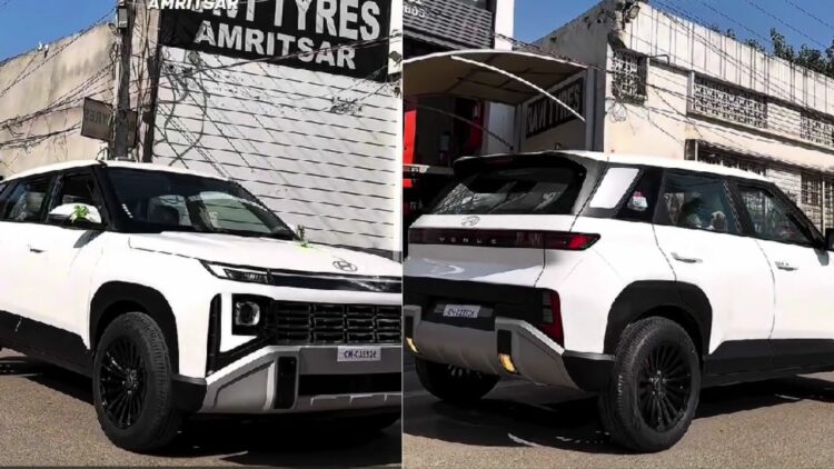 New Hyundai Venue with Aftermarket Alloy Wheels