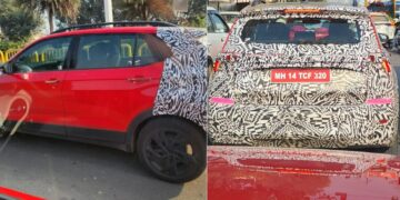 New Skoda Kushaq Facelift Spotted Road Testing