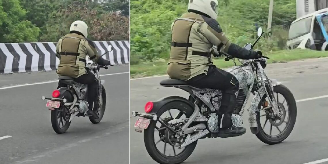 Royal Enfield Flying Flea C6 Electric Bike Spied Testing