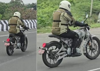 Royal Enfield Flying Flea C6 Electric Bike Spied Testing