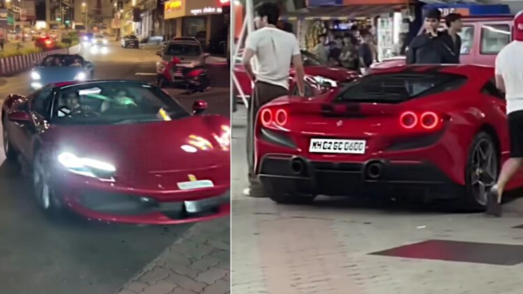 Sonu Sood Son in Ferrari 296 GTS