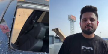 Sunroof of a New Electric SUV Breaks