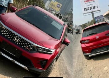 Honda WR-V RS Seen Testing in India