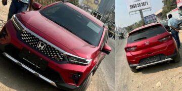 Honda WR-V RS Seen Testing in India