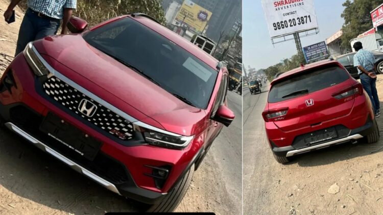 Honda WR-V RS Seen Testing in India