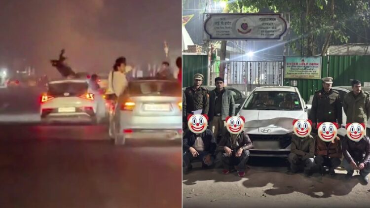 Hooligans in Cars Create Ruckus in Delhi