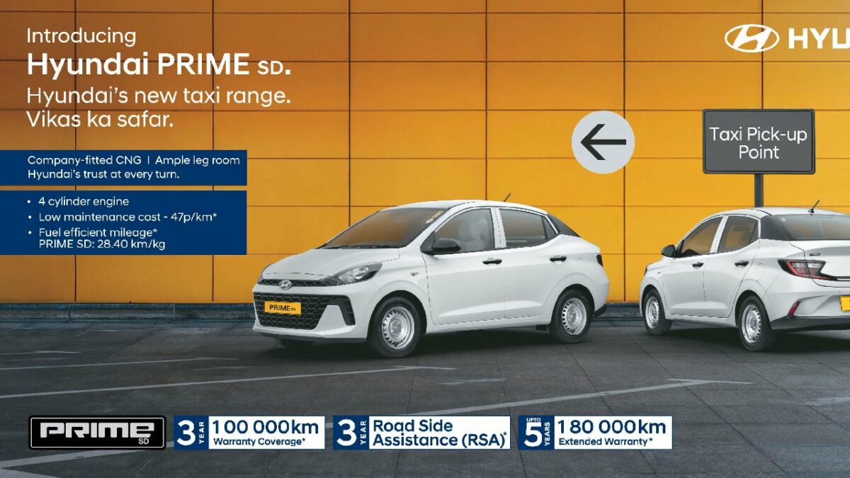 Hyundai Launches Prime Taxi Range