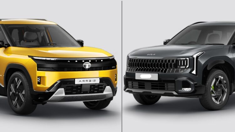 New Kia Seltos vs Tata Sierra - Specs, Features, Design Comparison