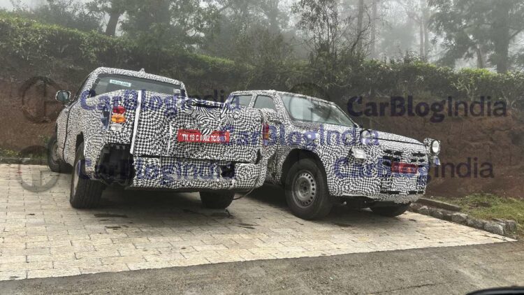 Mahindra Scorpio N Pickup Truck Spied