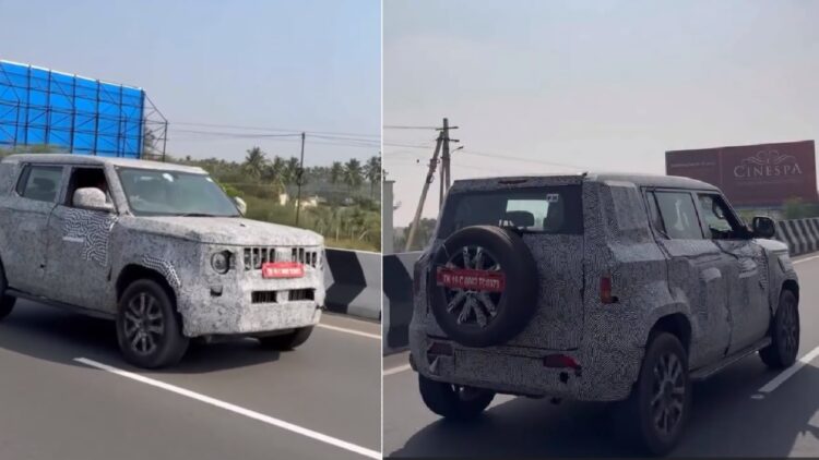 New Mahindra Vision S Seen Highway Testing