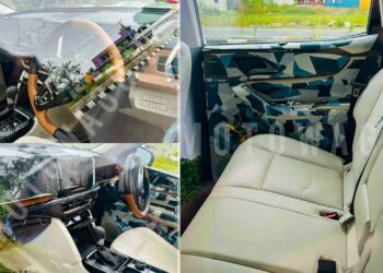 Mahindra XUV 7XO Interior Upholstery Revealed