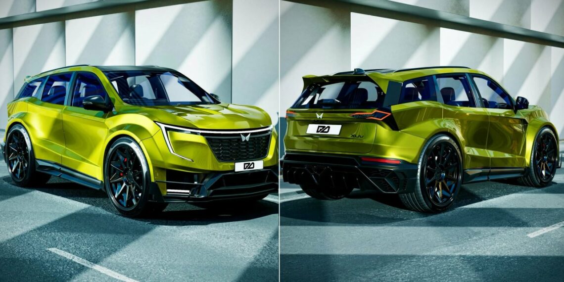 Mahindra XUV 7XO Digitally Rendered