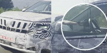 Mahindra XUV700 Facelift Seen Road Testing