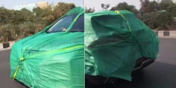 MG Hector Facelift Spied Testing