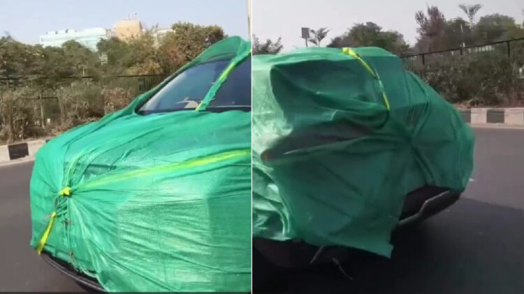 MG Hector Facelift Spied Testing