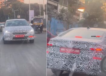 New 2026 Skoda Slavia Spied Testing