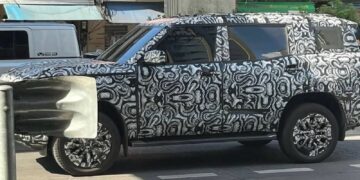 Next-Gen Mitsubishi Pajero Sport Spotted Testing