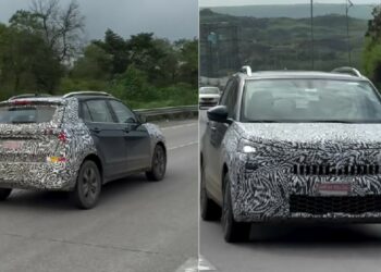 Skoda Kushaq Facelift Spied Testing on Highway