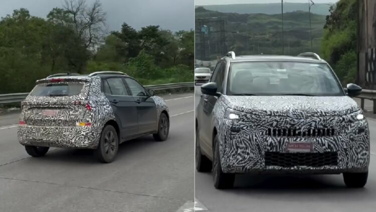 Skoda Kushaq Facelift Spied Testing on Highway