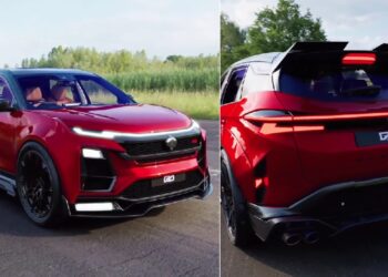 Tata Harrier RS Digital Rendering