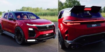 Tata Harrier RS Digital Rendering