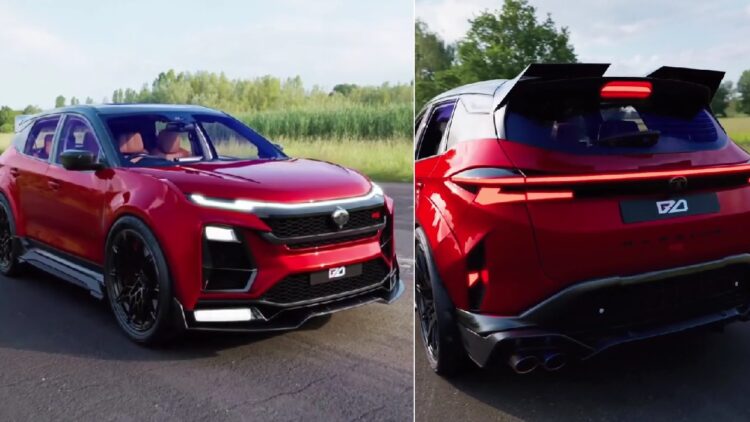 Tata Harrier RS Digital Rendering