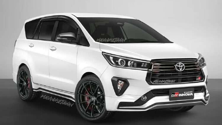 Toyota Innova Crysta Facelift Rendering