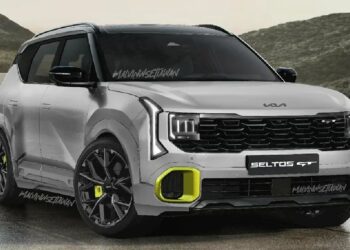New Kia Seltos GT Rendered Digitally