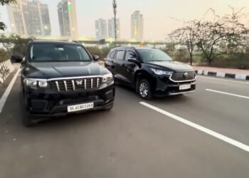 Mahindra Scorpio N vs Toyota Innova Hycross Classic Drag Race