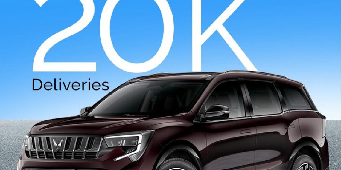 Mahindra XUV 7XO Reaches 20000 Deliveries