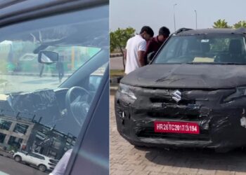 New 2026 Maruti Brezza Facelift Interior and Exterior Spied