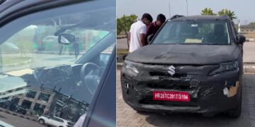 New 2026 Maruti Brezza Facelift Interior and Exterior Spied
