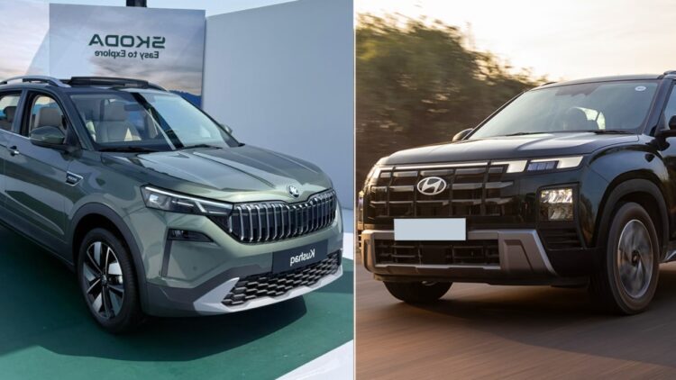 New Skoda Kushaq Facelift vs Hyundai Creta - Specs, Features, Design Comparison