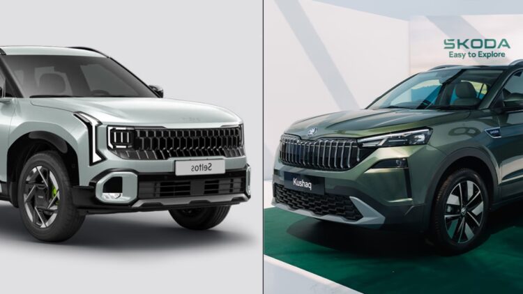 Skoda Kushaq Facelift vs Kia Seltos - Specs, Features Comparison