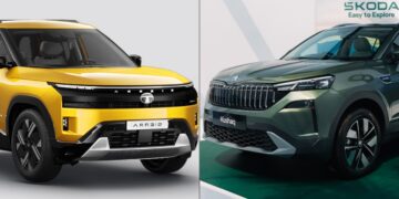 New Skoda Kushaq vs Tata Sierra - Specs, Features, Design Comparison