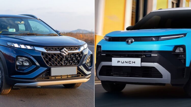 New Tata Punch Facelift vs Maruti Fronx - Specs, Price, Features Comparison